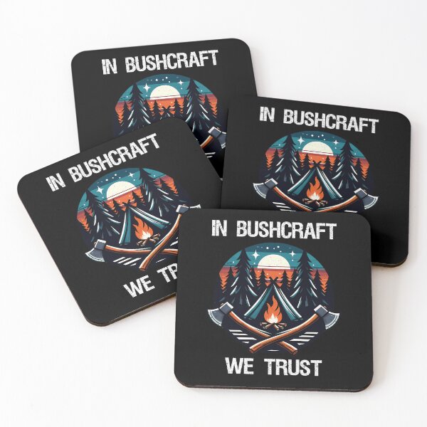 Item preview, In Bushcraft we trust designed and sold by Irbisinthebox.