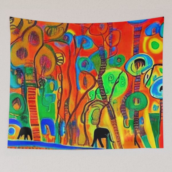 Item preview, Elephants in the forest designed and sold by George Hutton Hunter.