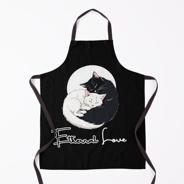 Item preview, Cute Black and white cat ethernal love designed and sold by Catophile.