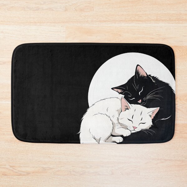Item preview, Cute Black and white cat ethernal love designed and sold by Catophile.