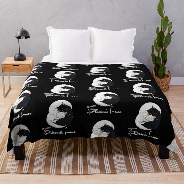 Item preview, Cute Black and white cat ethernal love designed and sold by Catophile.