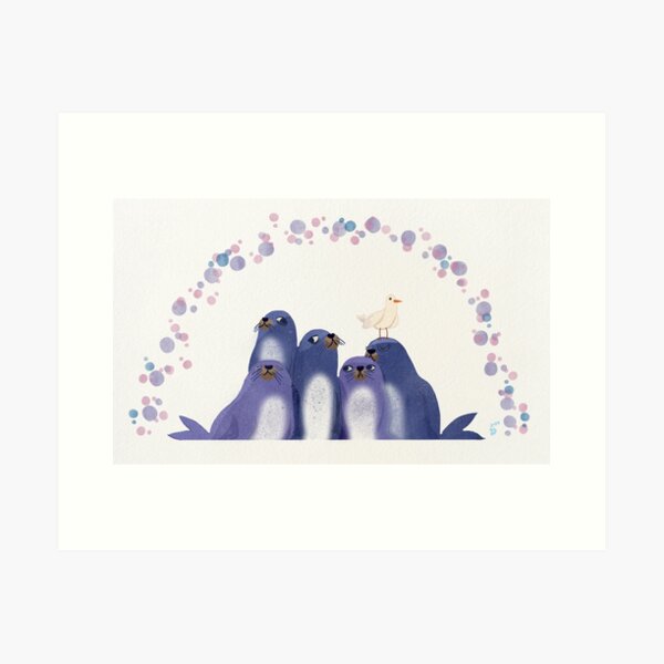 Item preview, Seals hanging out designed and sold by Madmizz.
