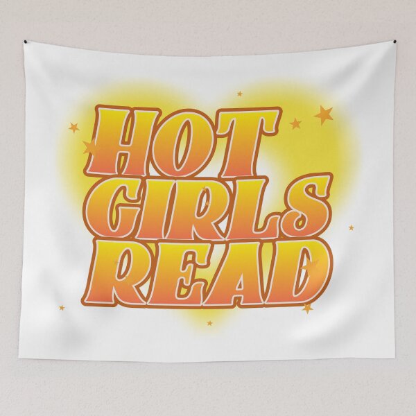 Item preview, Hot Girls Read  designed and sold by BookishLounge.