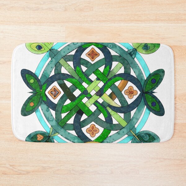 Item preview, Knotwork with butterflies designed and sold by Mustela erminea.