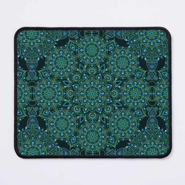Item preview, Carpet Dot Mandala - 12 - Teal designed and sold by JoanNinjaHen.