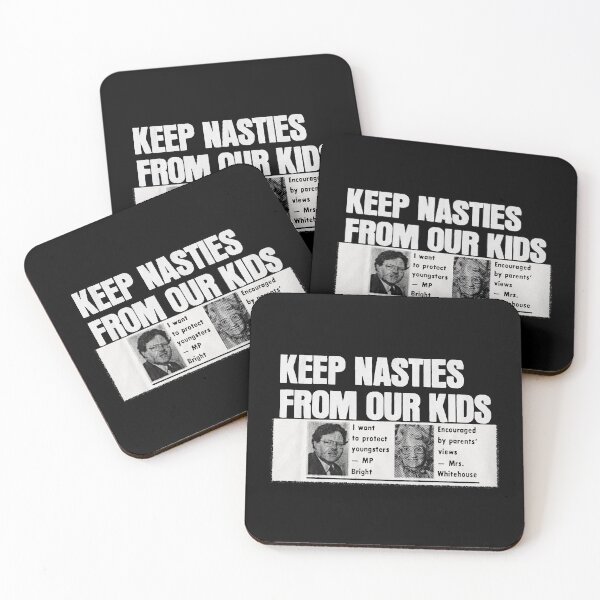 Item preview, Keep Nasties From Our Kids designed and sold by The Cosmic Turtle.