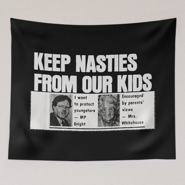 Item preview, Keep Nasties From Our Kids designed and sold by The Cosmic Turtle.