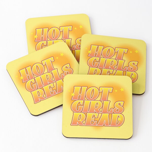 Item preview, Hot Girls Read Yellow designed and sold by BookishLounge.