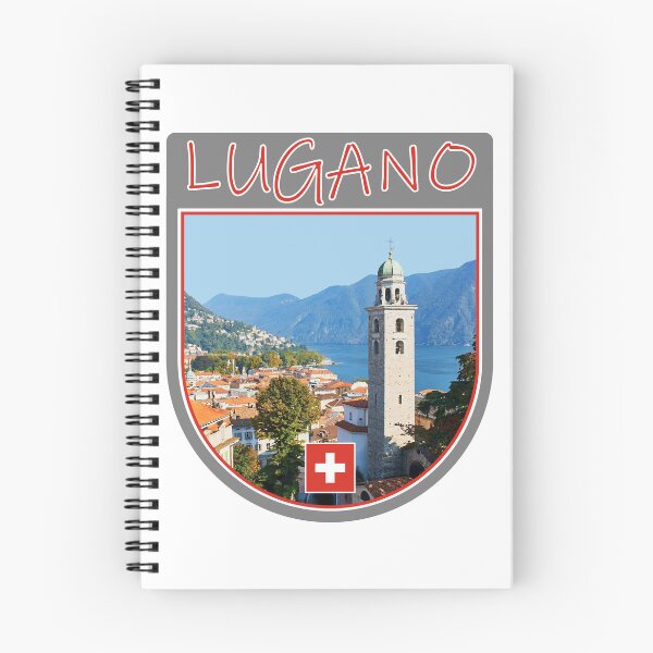 Item preview, Lugano Ticino Souvenir Switzerland designed and sold by sticket-travel.