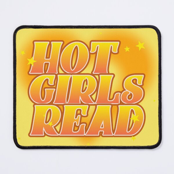 Item preview, Hot Girls Read Yellow designed and sold by BookishLounge.