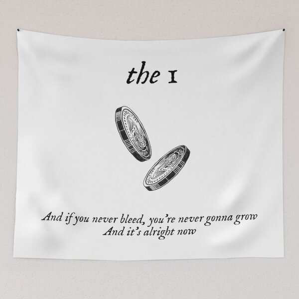 Item preview, the 1, and if you never bleed you're never gonna grow designed and sold by hatgan.
