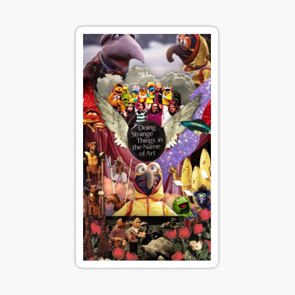 Item preview, Doing Strange Things in the Name of Art // Muppet Collage designed and sold by Evan Bode.