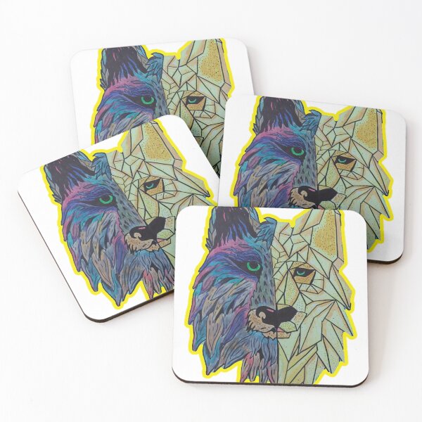 Item preview, Wolf geometric designed and sold by brianjt.