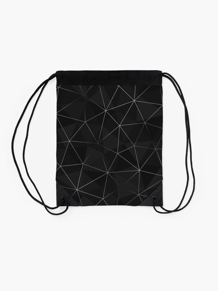 Alternate view of Kintsugi - Silver Mesh Drawstring Bag