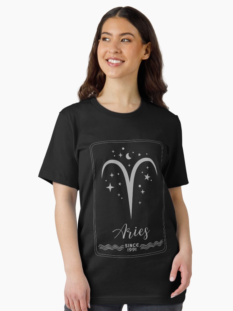 Thumbnail 1 of 7, Essential T-Shirt, Sign Aries, since 1991 designed and sold by Numbers-Art.