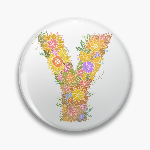 Artikelvorschau, Blumenbuchstabe „Y“ WeArePrettierThanFlowers entworfen und verkauft von birthflower.