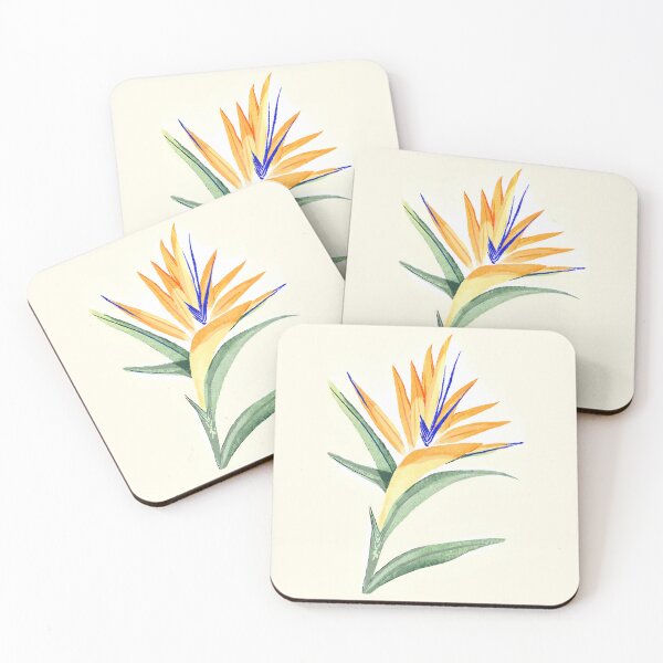 Item preview, Bird of Paradise Flower Watercolor designed and sold by MadeLivelyShop.