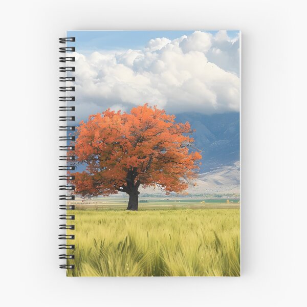 Item preview, Tree the middle of a field designed and sold by sakurashorty.