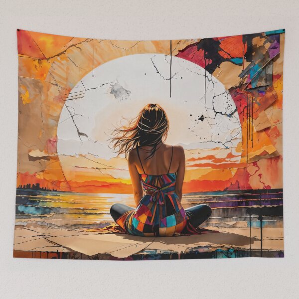 Item preview, Summer Sunset Vibes designed and sold by DividedFortune.