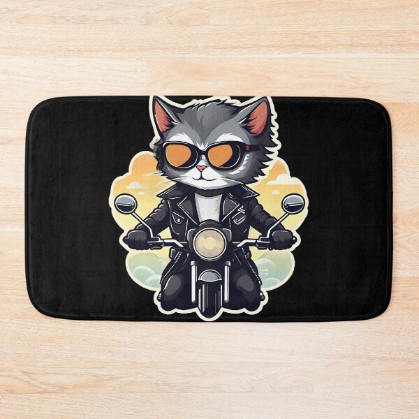 Item preview, Biker Cat 2 designed and sold by Raging Woody Designs.