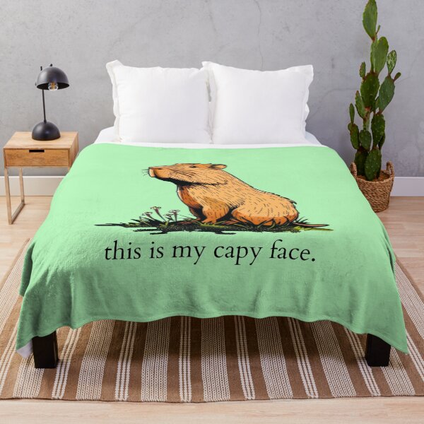 Item preview, This Is My Capy Face Capybara Animal Black designed and sold by NateFellhauer.