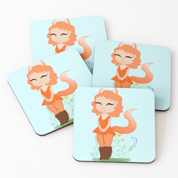 Item preview, fox girl designed and sold by Cachinhoart.