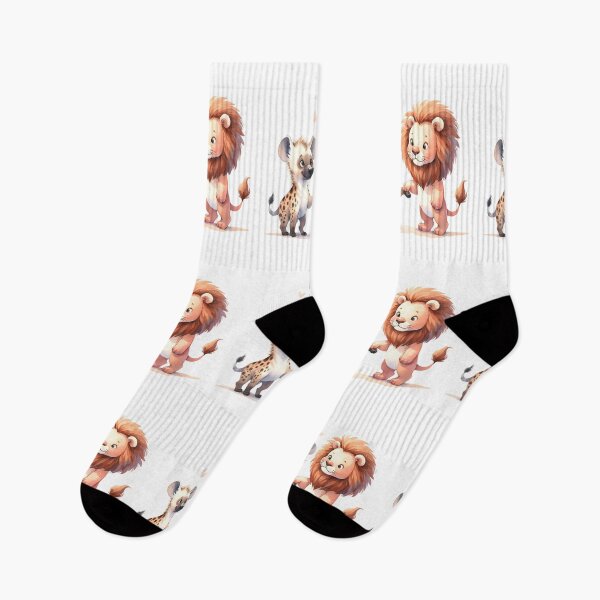 Item preview, Whimsical Pals: Little Lion and Hyena designed and sold by KNAA.