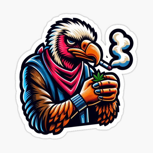 Item preview, Chill Eagle: Smoking Weed Design designed and sold by Barbaventuras.