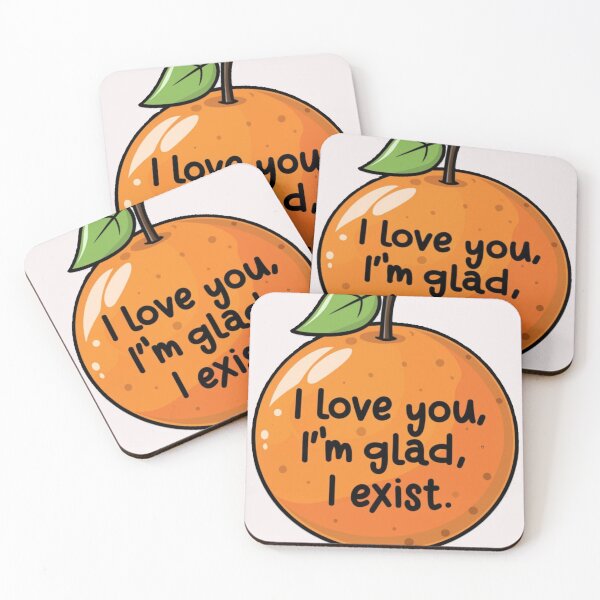 Item preview, I love you I'm glad I exist . poem designed and sold by swiftbinaries.