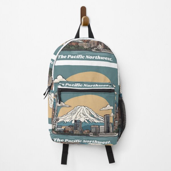 Item preview, Pacific Northwest Seattle Skyline Drawing designed and sold by Kreativechaos.