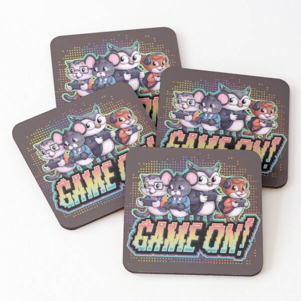 Item preview, Comic Book Gaming Animals game on designed and sold by Imaginarium of Chaos falcon88 .