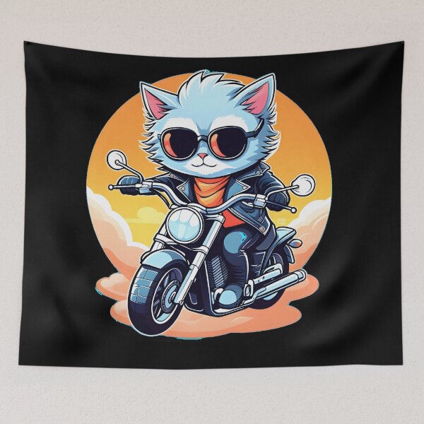Item preview, Biker Cat 3 designed and sold by Raging Woody Designs.