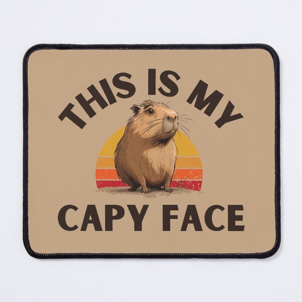 Item preview, This Is My Capy Face Capybara Animal Dark designed and sold by NateFellhauer.