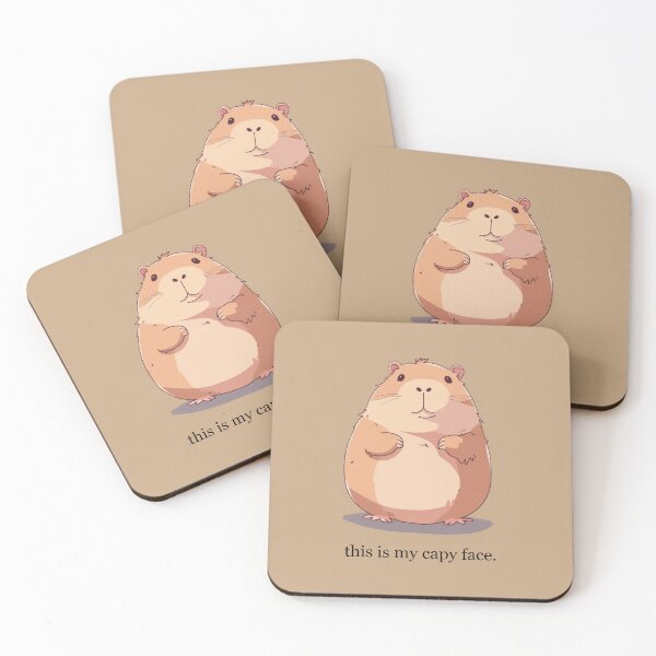 Item preview, This Is My Capy Face Capybara Animal Dark designed and sold by NateFellhauer.
