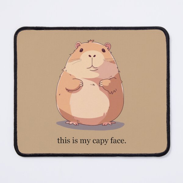 Item preview, This Is My Capy Face Capybara Animal Dark designed and sold by NateFellhauer.
