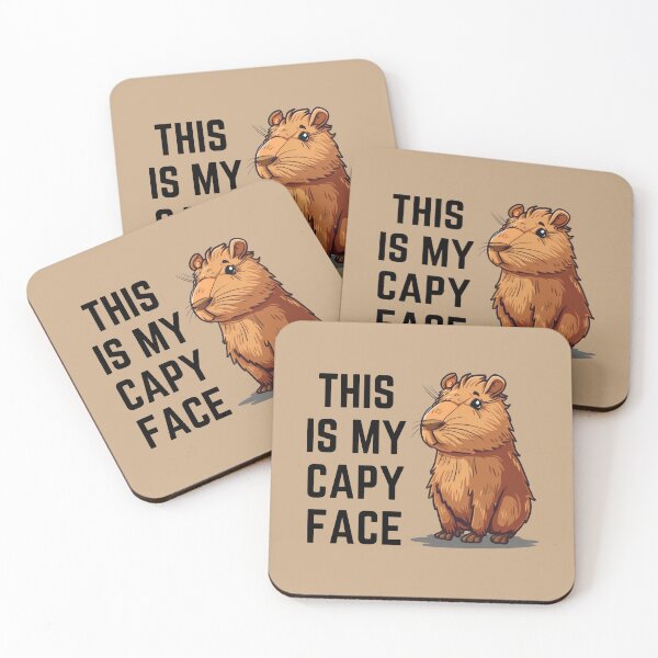 Item preview, This Is My Capy Face Capybara Animal Dark designed and sold by NateFellhauer.