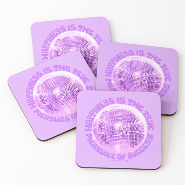 Item preview, Happiness is the True Measure of Success in Purple designed and sold by doodlebymeg.