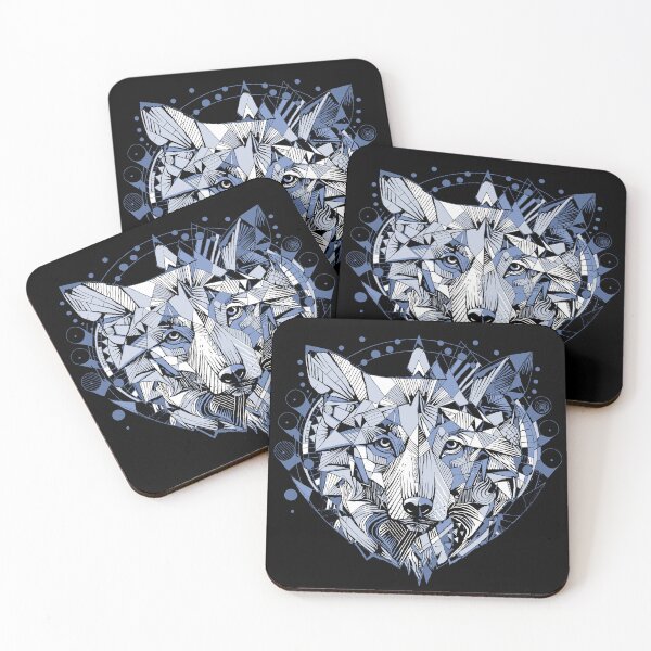 Item preview, Alpha Wolf Wild and Free - Your Inner Wolf (blue version) designed and sold by Kraftees.