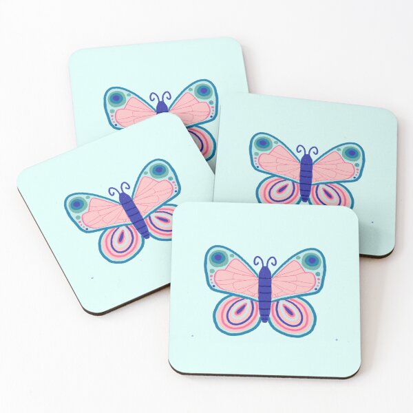 Item preview, Blue, Pink, Teal Butterfly designed and sold by Katelyn Workman.