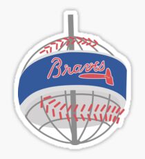 Atlanta Braves Baseball Sticker
