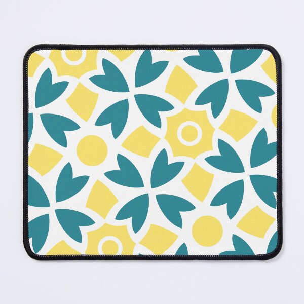 Item preview, Teal Batik Flowers & Gold Shield Cross Absolute Diagrams designed and sold by Alchemy-A-La-G.