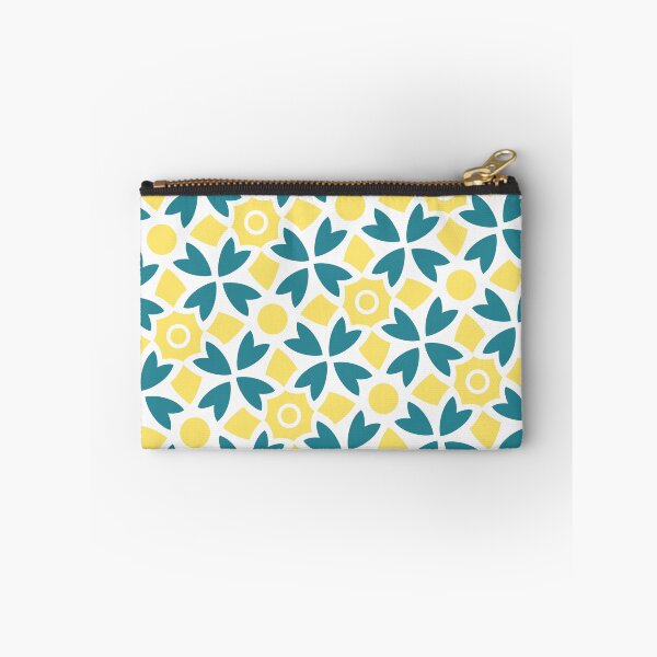Item preview, Teal Batik Flowers & Gold Shield Cross Absolute Diagrams designed and sold by Alchemy-A-La-G.