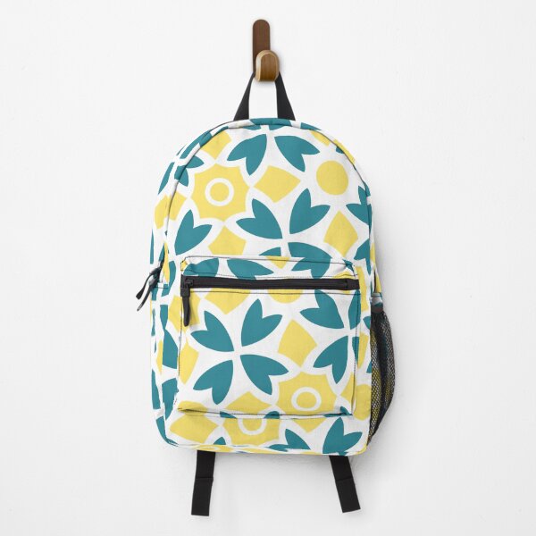 Item preview, Teal Batik Flowers & Gold Shield Cross Absolute Diagrams designed and sold by Alchemy-A-La-G.