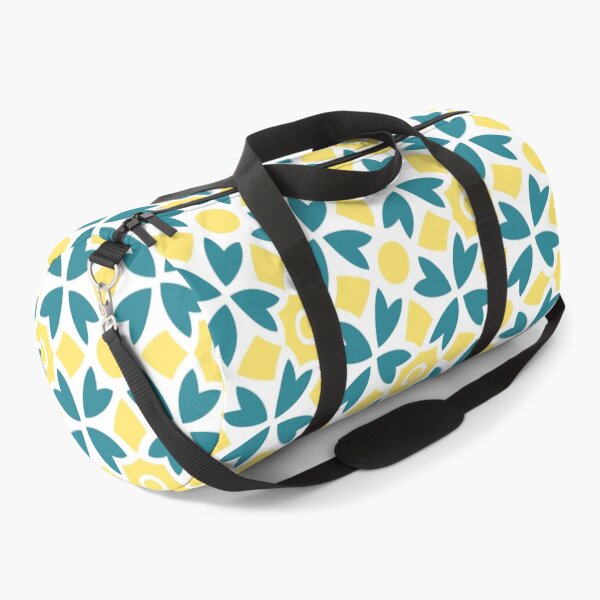 Item preview, Teal Batik Flowers & Gold Shield Cross Absolute Diagrams designed and sold by Alchemy-A-La-G.