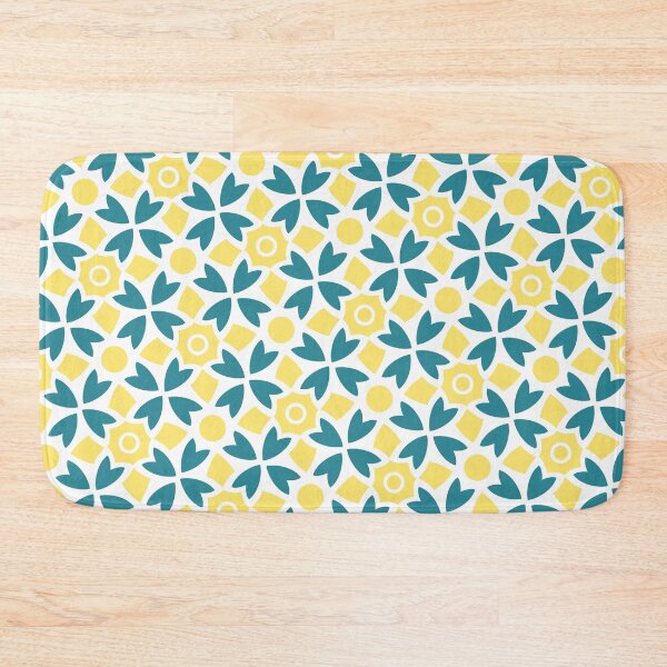 Item preview, Teal Batik Flowers & Gold Shield Cross Absolute Diagrams designed and sold by Alchemy-A-La-G.