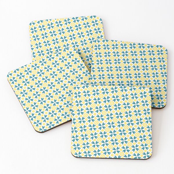 Item preview, Teal Batik Flowers & Gold Shield Cross Absolute Diagrams designed and sold by Alchemy-A-La-G.