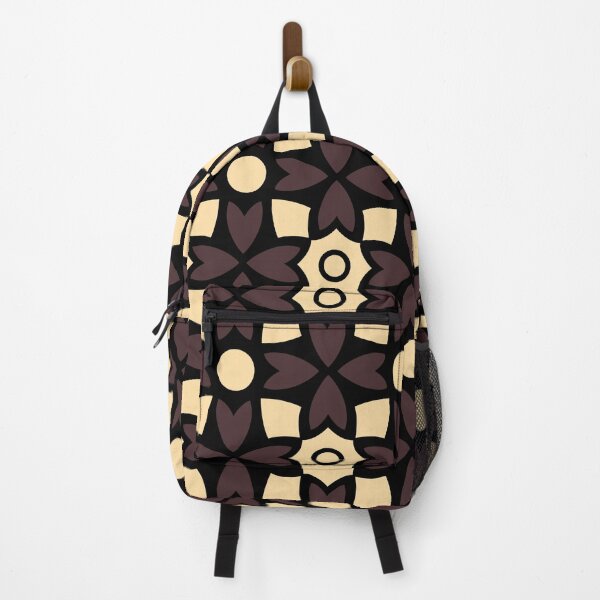 Item preview, Brown Batik Flowers & Tan Shield Cross Absolute Diagrams designed and sold by Alchemy-A-La-G.