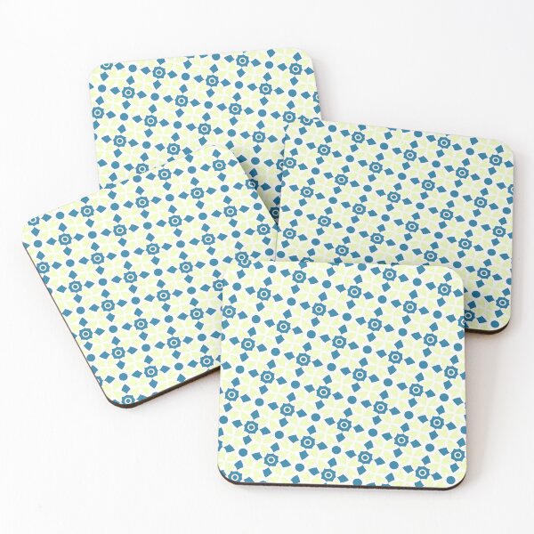 Item preview, Blue Batik Flowers & Yellow Shield Cross Absolute Diagrams designed and sold by Alchemy-A-La-G.