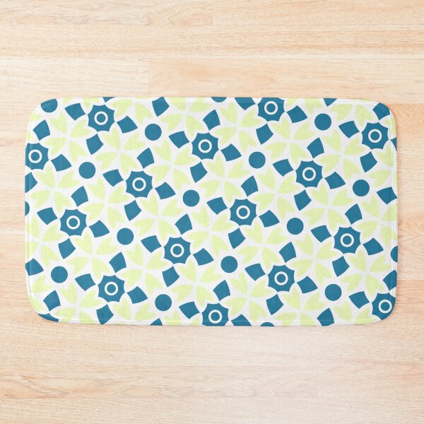Item preview, Blue Batik Flowers & Yellow Shield Cross Absolute Diagrams designed and sold by Alchemy-A-La-G.