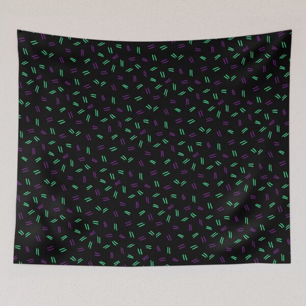 Item preview, Green & Purple Doodle Hash Quotation Marks Absolute Diagrams designed and sold by Alchemy-A-La-G.